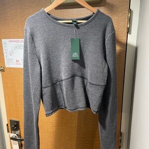 Wild Fable Gray Crew Neck Sweaters